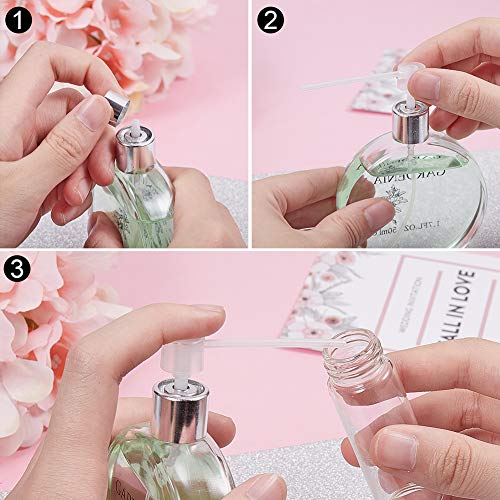 PandaHall Elite - 20 Bombas de Repuesto para Perfume, dispensador de cosméticos, Herramienta de Transferencia para Viaje Recargable, atomizador de Perfume, Botella de Spray