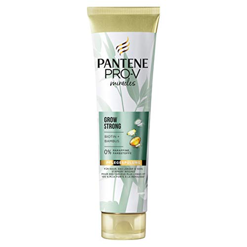 Pantene Pro-V Miracles Grow - Acondicionador fuerte con biotina y bambú, 160 ml, 1 unidad