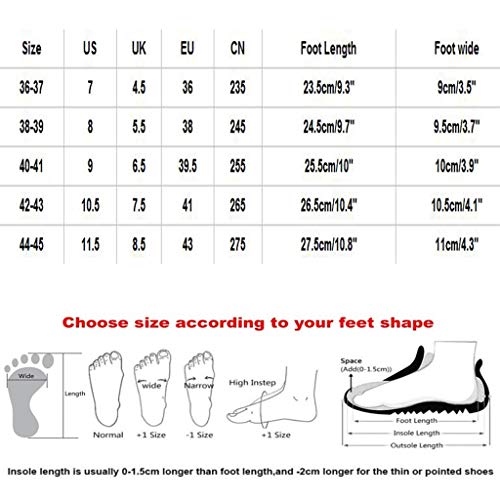 Pantuflas Casa Invierno Mujer Hombre Zapatillas de Algodón Cálido Zapatillas de Estar por Casa Zapatos Rayas Interior Confort Suave Pareja Adultos Yvelands(café,44)