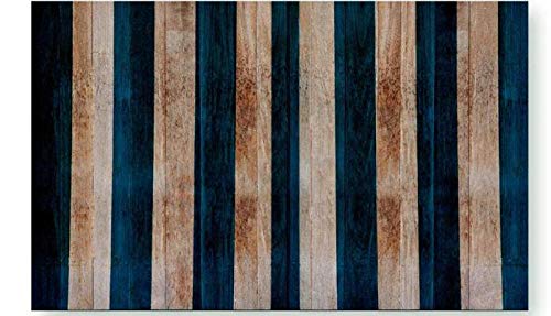 Papel pintado a mano con diseño de orquídeas y mariposas, 250 cm x 175 cm, diseño de rayas verticales y mediterráneas