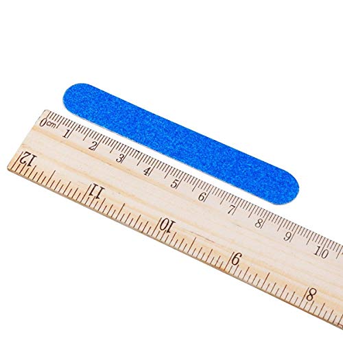 Paquete de 200 limas desechables de doble cara de esmerilado de uñas mini lima de uñas de manicura para uñas postizas naturales, color al azar