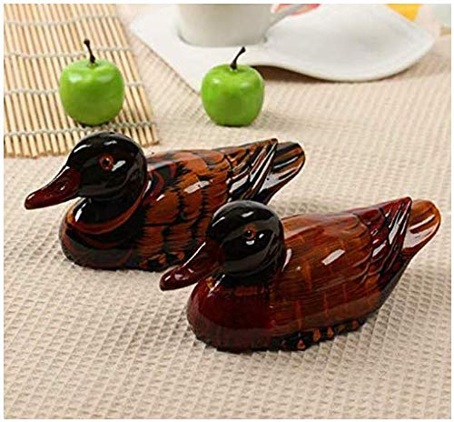 Par de patos mandarinos de Feng Shui de 5 pulgadas con símbolo de amor y fidelidad con suerte libre