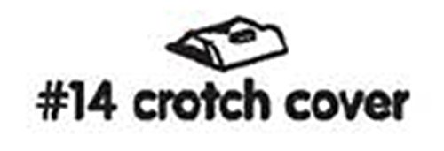 Para Notebook para trona Bloom Fresco – Protectora Color Blanco – # 14 crotch Cover White