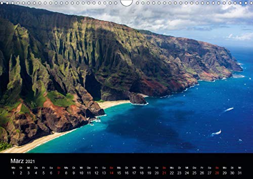 Paradiese der Erde - HAWAII (Wandkalender 2021 DIN A3 quer): Stimmungsvoller Kalender mit Impressionen aus dem Paradies Hawaii (Monatskalender, 14 Seiten )