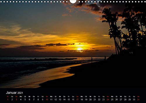 Paradiese der Erde - HAWAII (Wandkalender 2021 DIN A3 quer): Stimmungsvoller Kalender mit Impressionen aus dem Paradies Hawaii (Monatskalender, 14 Seiten )