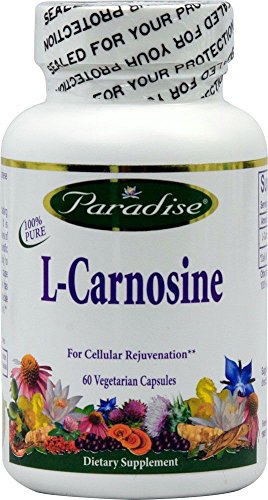 Paradise Herbs Carnosine (L-Carnosine) Vcaps 60 Ct