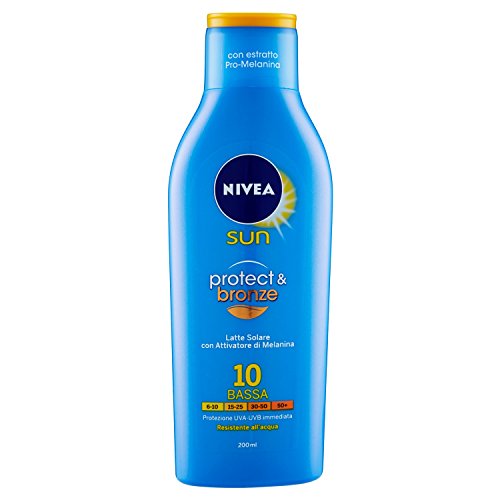 PARAFARM Nivea Sun Leche Solar 200 ML. PROTECCIÓN 10. PROTE, Neutro, Estándar