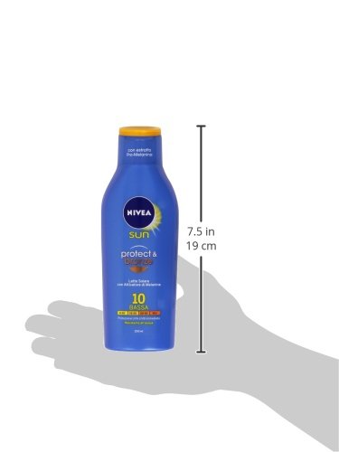 PARAFARM Nivea Sun Leche Solar 200 ML. PROTECCIÓN 10. PROTE, Neutro, Estándar