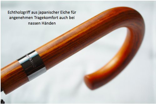 Paraguas Mary Sam's 'Sub Rosa - Rosado Hermosa - Mujeres, Hombres -Mango de Madera - diseńo de Rosas Pastel - Apertura automatico, antiviento, Fuerte