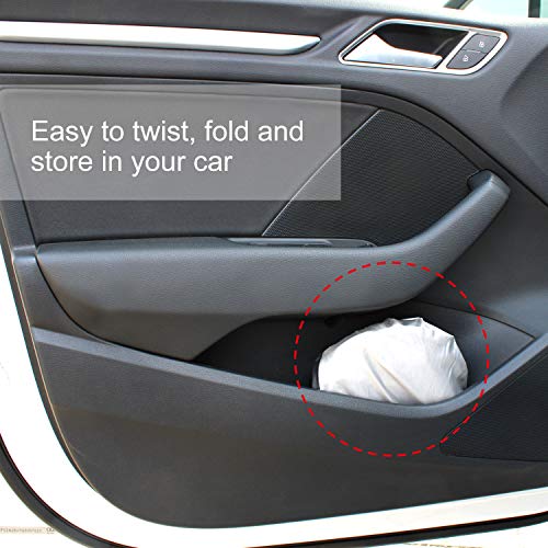 Parasol Coche Bebé, Protector Solar Infantil Lateral para Coche Resistente a UV, Visera para Ventana Lateral Apta para Vehículos de la Mayoría (2 Piezas)