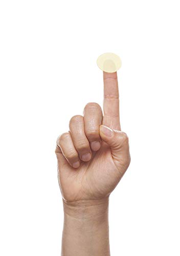 Parche de cobertura absorbente para acné y espinillas. Tres tamaños. Paquete de 4 hojas. (de 24 parches cada una)