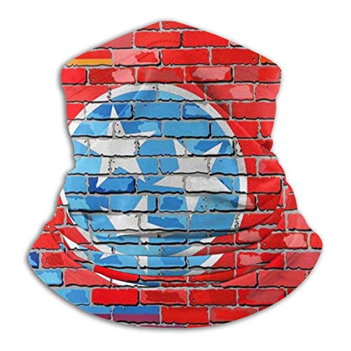 Pared de ladrillo Tennessee y Gay Flags Cuello Polaina Bufanda, Protección solar Fresco Ligero A prueba de viento