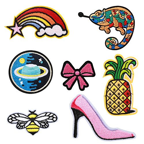 Patch Sticker - RYMALL 42 PC Patch Sticker, Cute DIY Ropa Parches para la camiseta Jeans Ropa Bolsas
