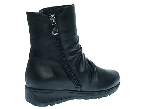 PAULA URBAN Botines con cuña 2-258 para Mujer (40 EU, Negro)