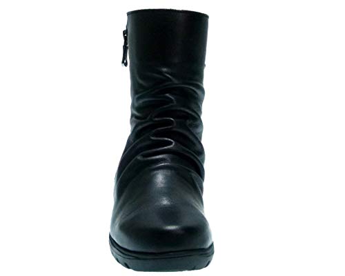 PAULA URBAN Botines con cuña 2-258 para Mujer (40 EU, Negro)