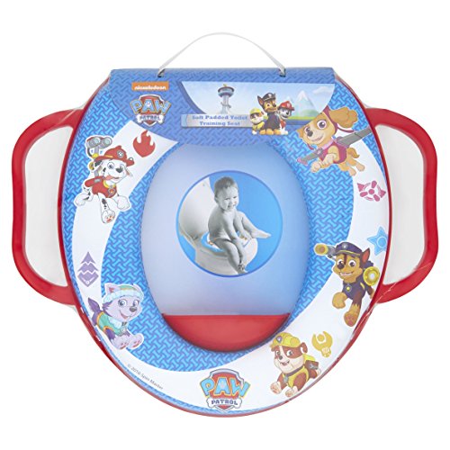 Paw Patrol Nickelodeon suave acolchado Formación Asiento para inodoro con asas