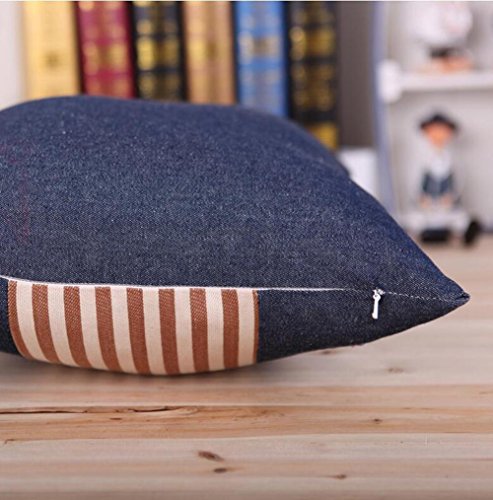 P.CHUXIN Cojín Almohada Almohadilla Multifuncional algodón y Lino Serie mediterránea (Incluyendo el núcleo) Brown