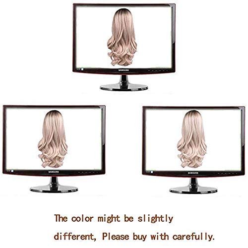 Peluca Marrón a Rubio Ceniza Redlution Pelucas llenas de tejido de pelo sintético resistente al calor de alta densidad para mujeres y hellip;