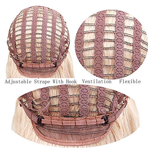 Peluca Marrón a Rubio Ceniza Redlution Pelucas llenas de tejido de pelo sintético resistente al calor de alta densidad para mujeres y hellip;