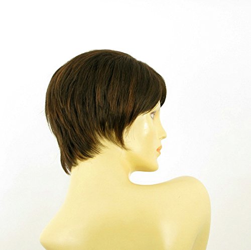 Peluca mujer corto el chocolate de cobre d malla poli claro ALICIA 627C PERUK