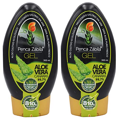 Penca Zábila Gel 99,7% Aloe Vera 300ml x 2 unidades