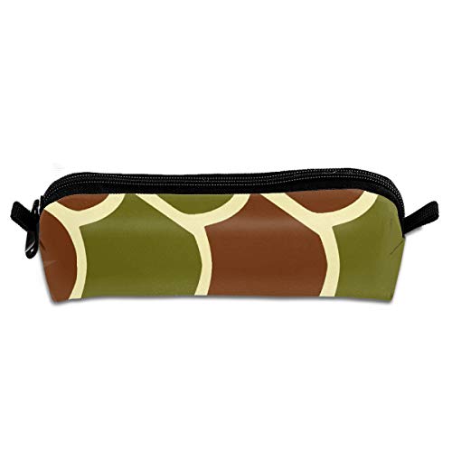 Pengyong Estuche para lápices con diseño de Tortuga de Cejas Verdes para Pintar y Pintar, con Cremallera, para cosméticos, Monedas, para niños, Adolescentes y Otros Suministros Escolares