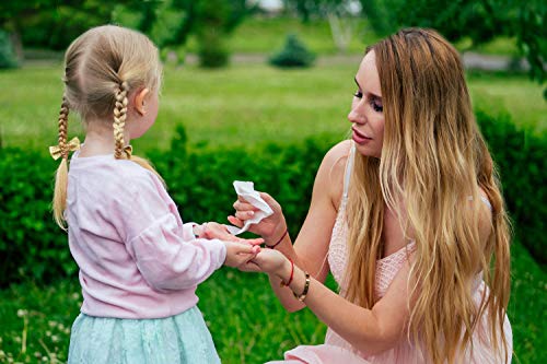 Pentaton - Paquete de 100 toallitas refrescantes en forma de tabletas, toallitas comprimidas, paño seco que ahorra espacio, reutilizable, toallitas húmedas