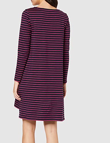 Peopletree Rafaella Stripe Tunic Vestido, Multicolor (Navy and Pink Nyx), 36 (Talla del Fabricante: 8) para Mujer