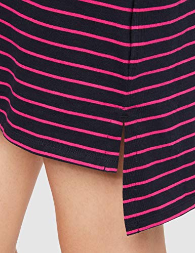 Peopletree Rafaella Stripe Tunic Vestido, Multicolor (Navy and Pink Nyx), 36 (Talla del Fabricante: 8) para Mujer