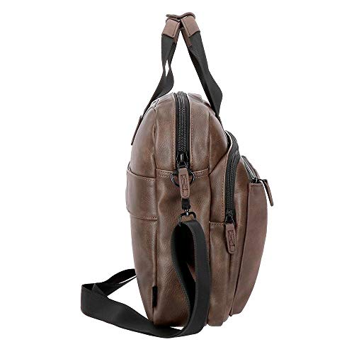 Pepe Jeans Cranford Maletín 15.6 pulgadas, color Marrón