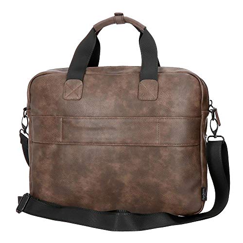 Pepe Jeans Cranford Maletín 15.6 pulgadas, color Marrón