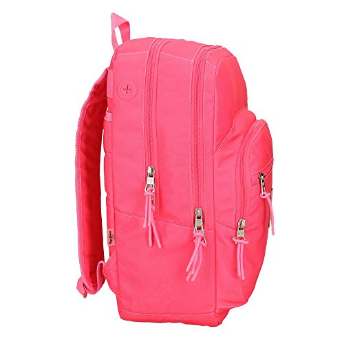 Pepe Jeans Cross Mochila doble compartimento, 44 cm, color Fucsia