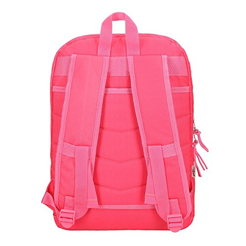 Pepe Jeans Cross Mochila doble compartimento, 44 cm, color Fucsia