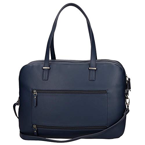 Pepe Jeans Daphne, Maletín Portaordenador, 41 cm, 10.7 liters, Azul