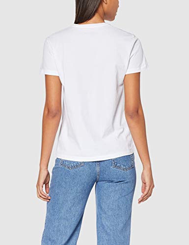 Pepe Jeans Elia Camiseta, Blanco (Optic White 802), X-Small para Mujer