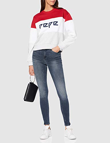 Pepe Jeans Nastia Sudadera, (Berry Red 280), Medium para Mujer