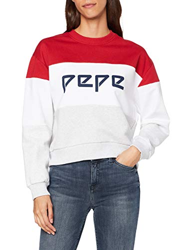 Pepe Jeans Nastia Sudadera, (Berry Red 280), Medium para Mujer