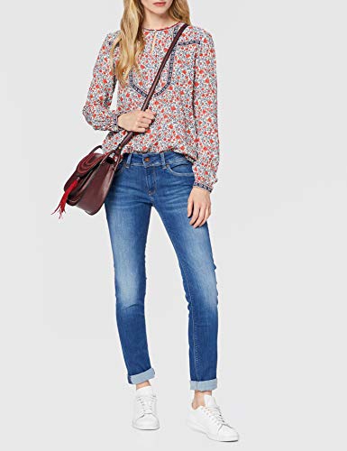 Pepe Jeans New Brooke Vaqueros, Azul (10Oz Str 8Dip Royal Dk), 26W/32L para Mujer
