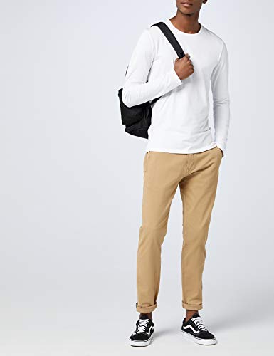 Pepe Jeans Original Basic L/S, Top de Manga Larga Para Hombre, Blanco (White), Medium
