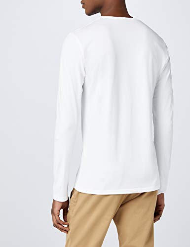 Pepe Jeans Original Basic L/S, Top de Manga Larga Para Hombre, Blanco (White), Medium