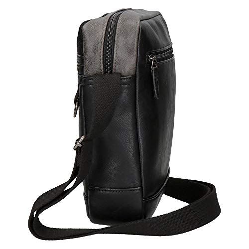 Pepe Jeans (Pepeb) Miller Bandolera, Grande, Negro