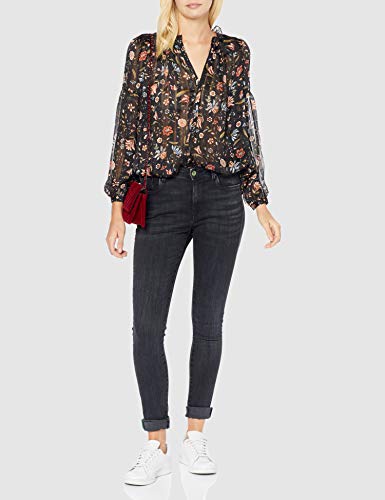 Pepe Jeans Regent Vaqueros Skinny, (Black Wiser Wash Denim 000), W25/L32 para Mujer