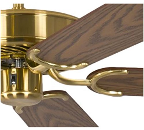 Pepeo GmbH 13332010132_v2 Ventilador de techo, 58 W, 240 V, Dorado, 132 cm