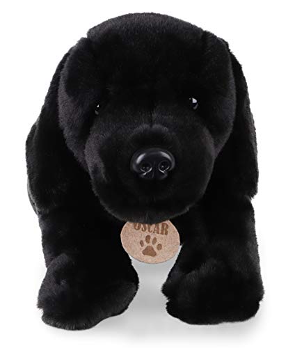 Perro peluche Oscar black lab 35cm