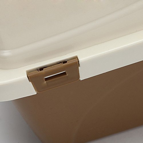 Pet Online Gato higiénico lleno cerrado desodorante chapoteo cuenca de arena de gato grande, 49 * 40 * 42cm