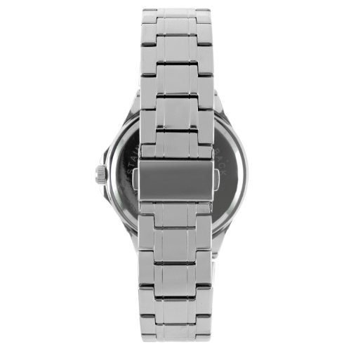 Peugeot 1043S Men's Crystal Accent Bezel Silver-tone Watch
