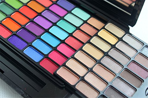 PhantomSky 84 Colores Sombra De Ojos Paleta de Maquillaje Cosmética - Perfecto para Uso Profesional y Diario