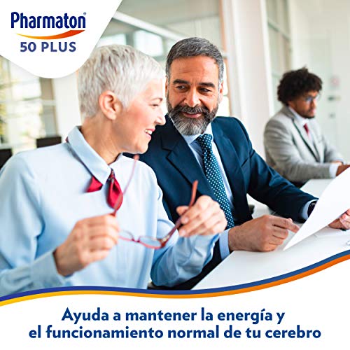 Pharmaton 50+| Multivitamínico con Omega 3 | 60 cápsulas