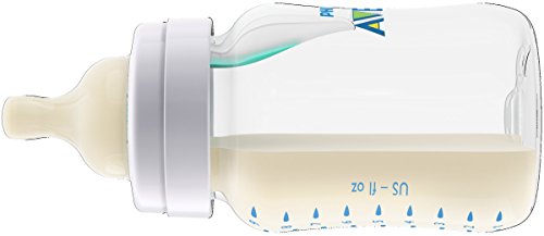 Philips AVENT Anticólico, 1 botella con Airfree Válvula, 260 ml, 1er Pack, transparente