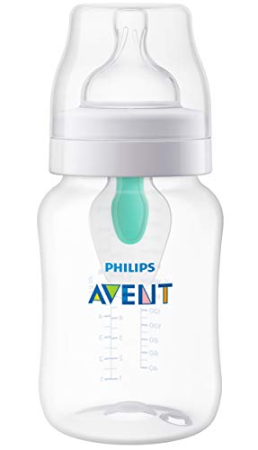 Philips AVENT Anticólico, 1 botella con Airfree Válvula, 260 ml, 1er Pack, transparente